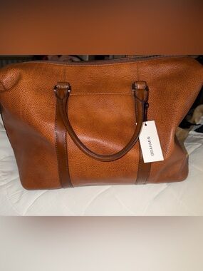 Brahmin Pebbled Leather Duxbury Duffel - Mielle Avalon BNWT